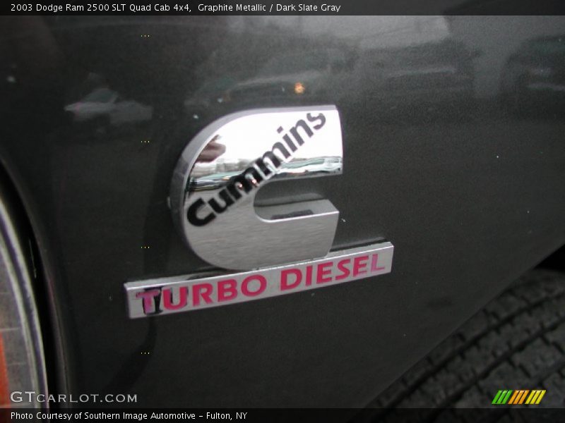 Graphite Metallic / Dark Slate Gray 2003 Dodge Ram 2500 SLT Quad Cab 4x4
