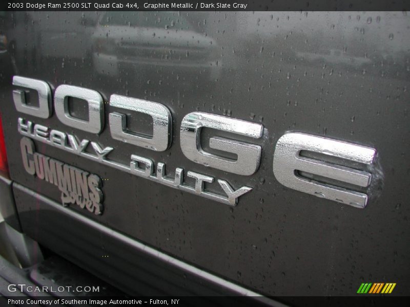 Graphite Metallic / Dark Slate Gray 2003 Dodge Ram 2500 SLT Quad Cab 4x4