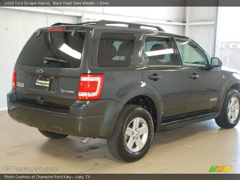 Black Pearl Slate Metallic / Stone 2008 Ford Escape Hybrid
