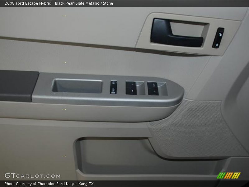 Black Pearl Slate Metallic / Stone 2008 Ford Escape Hybrid