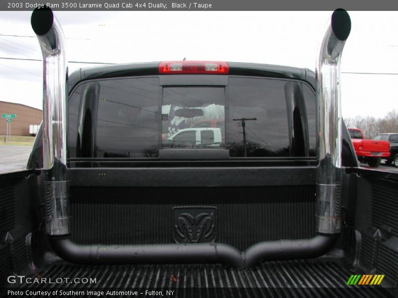 Black / Taupe 2003 Dodge Ram 3500 Laramie Quad Cab 4x4 Dually