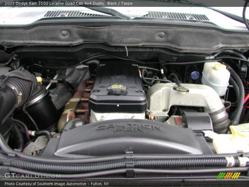  2003 Ram 3500 Laramie Quad Cab 4x4 Dually Engine - 5.9 Liter Cummins OHV 24-Valve Turbo-Diesel Inline 6 Cylinder