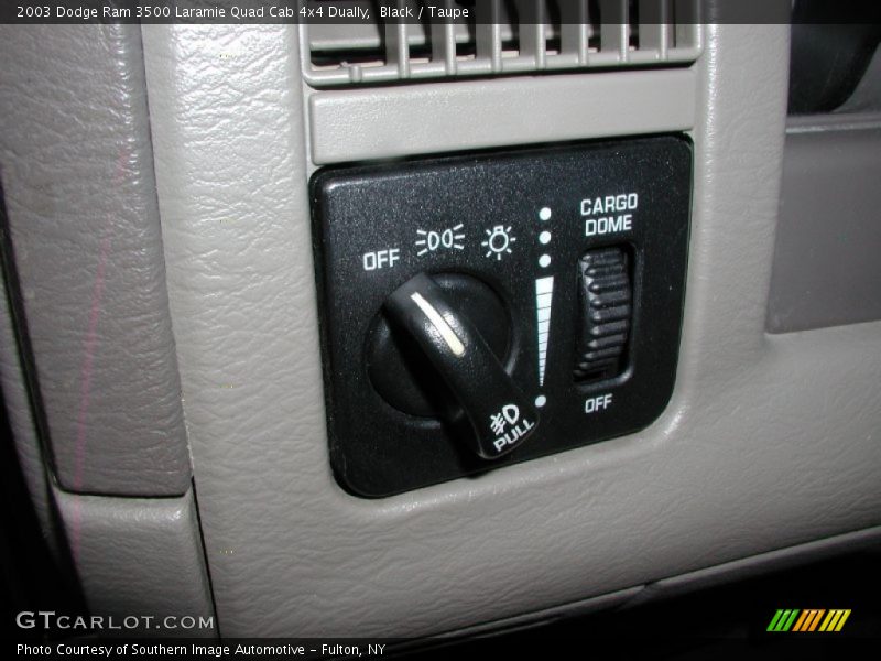 Black / Taupe 2003 Dodge Ram 3500 Laramie Quad Cab 4x4 Dually