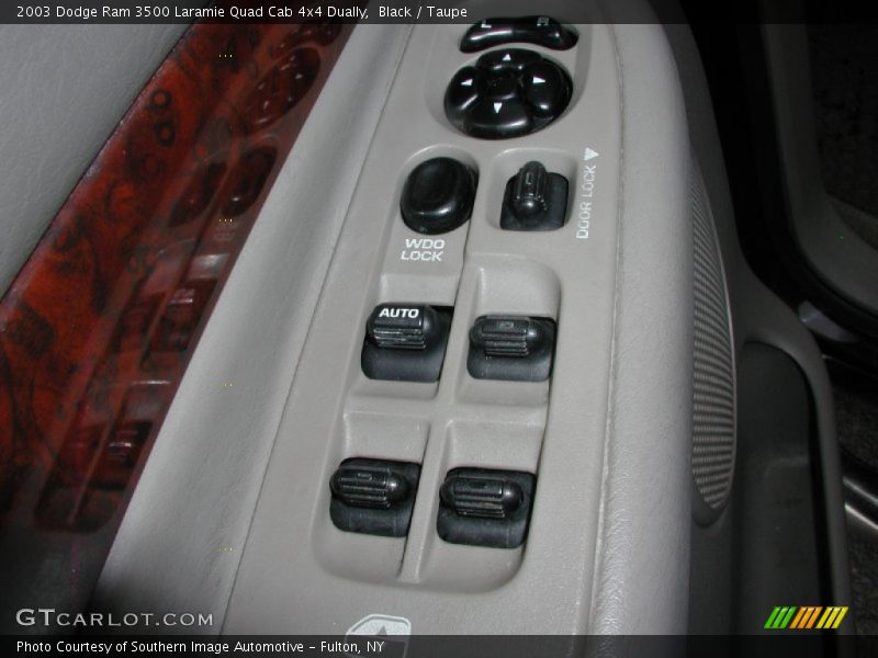 Black / Taupe 2003 Dodge Ram 3500 Laramie Quad Cab 4x4 Dually
