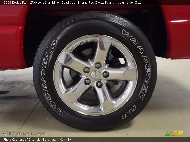 Inferno Red Crystal Pearl / Medium Slate Gray 2008 Dodge Ram 1500 Lone Star Edition Quad Cab