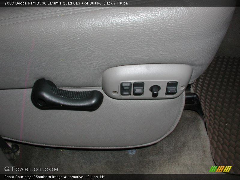 Black / Taupe 2003 Dodge Ram 3500 Laramie Quad Cab 4x4 Dually