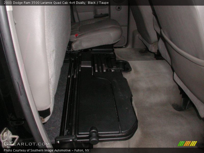 Black / Taupe 2003 Dodge Ram 3500 Laramie Quad Cab 4x4 Dually