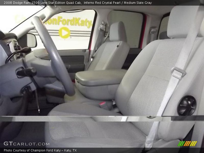 Inferno Red Crystal Pearl / Medium Slate Gray 2008 Dodge Ram 1500 Lone Star Edition Quad Cab
