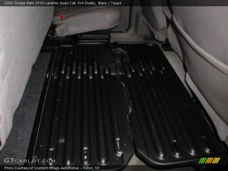 Black / Taupe 2003 Dodge Ram 3500 Laramie Quad Cab 4x4 Dually