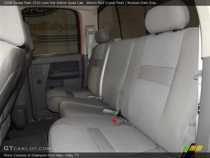 Inferno Red Crystal Pearl / Medium Slate Gray 2008 Dodge Ram 1500 Lone Star Edition Quad Cab