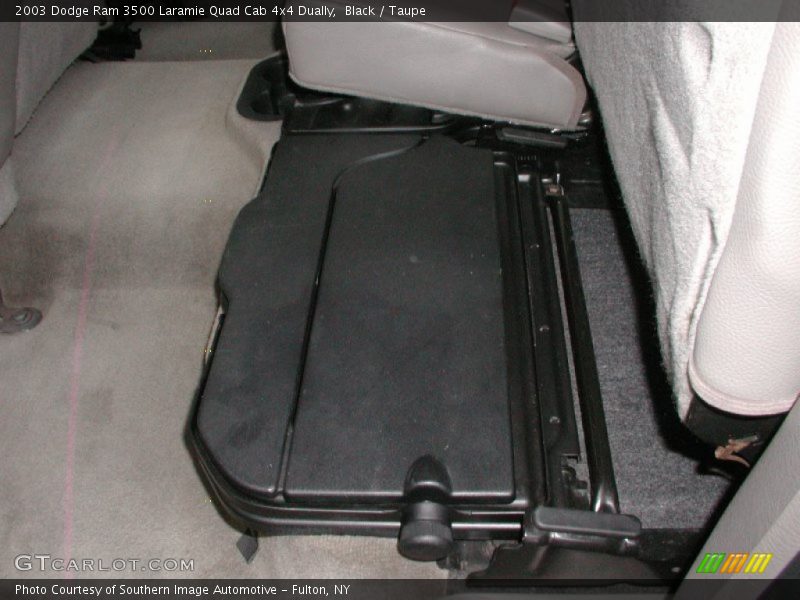 Black / Taupe 2003 Dodge Ram 3500 Laramie Quad Cab 4x4 Dually