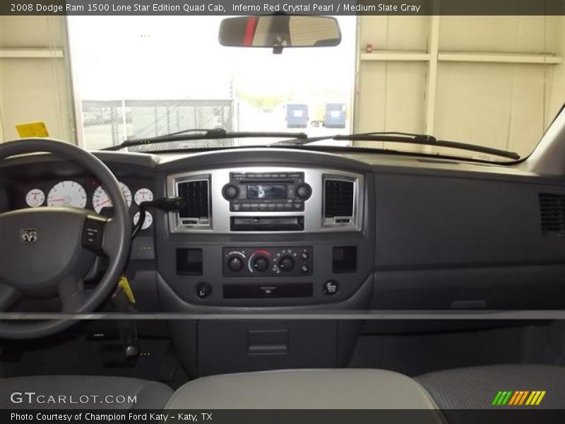 Inferno Red Crystal Pearl / Medium Slate Gray 2008 Dodge Ram 1500 Lone Star Edition Quad Cab