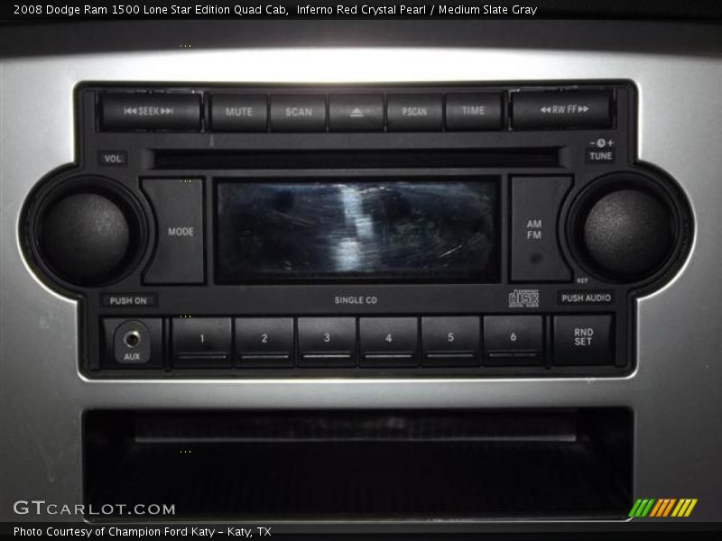 Inferno Red Crystal Pearl / Medium Slate Gray 2008 Dodge Ram 1500 Lone Star Edition Quad Cab