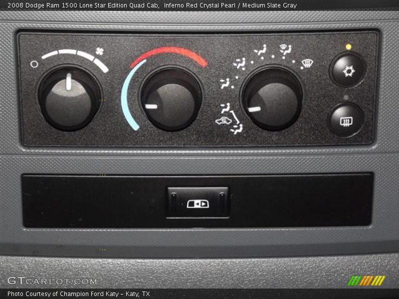 Inferno Red Crystal Pearl / Medium Slate Gray 2008 Dodge Ram 1500 Lone Star Edition Quad Cab