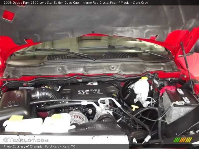 Inferno Red Crystal Pearl / Medium Slate Gray 2008 Dodge Ram 1500 Lone Star Edition Quad Cab