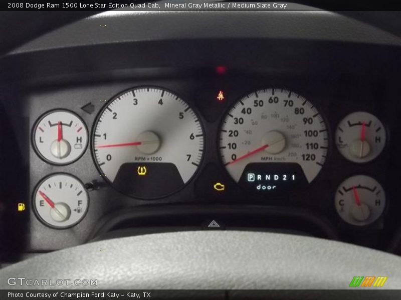 Mineral Gray Metallic / Medium Slate Gray 2008 Dodge Ram 1500 Lone Star Edition Quad Cab