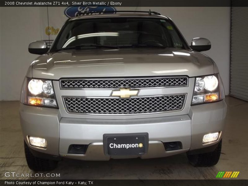 Silver Birch Metallic / Ebony 2008 Chevrolet Avalanche Z71 4x4