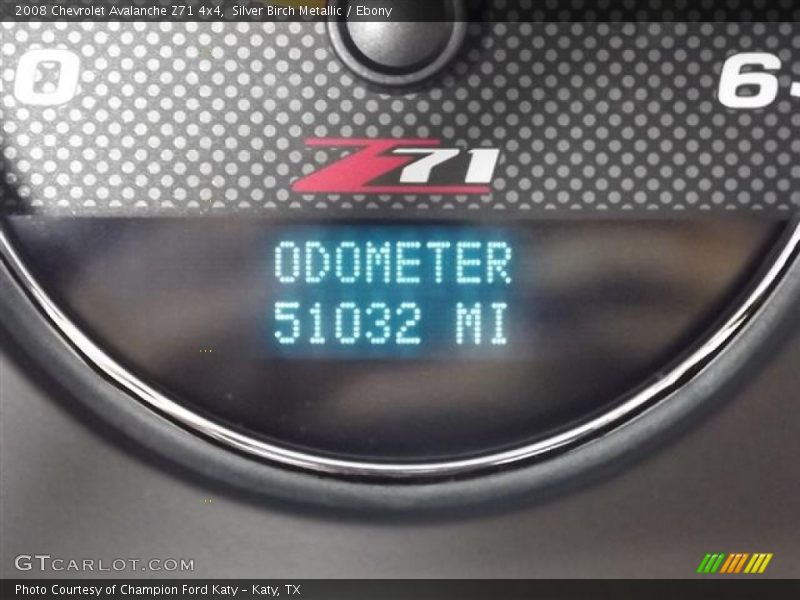 Silver Birch Metallic / Ebony 2008 Chevrolet Avalanche Z71 4x4