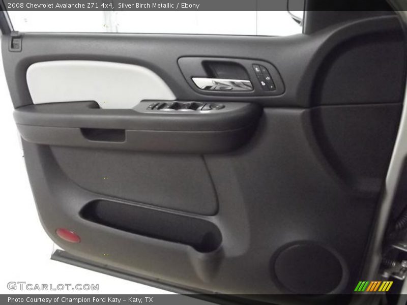 Silver Birch Metallic / Ebony 2008 Chevrolet Avalanche Z71 4x4