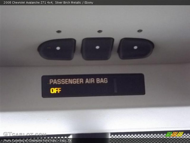Silver Birch Metallic / Ebony 2008 Chevrolet Avalanche Z71 4x4