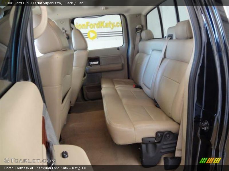 Black / Tan 2008 Ford F150 Lariat SuperCrew