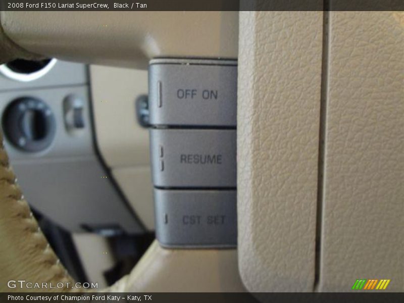 Black / Tan 2008 Ford F150 Lariat SuperCrew