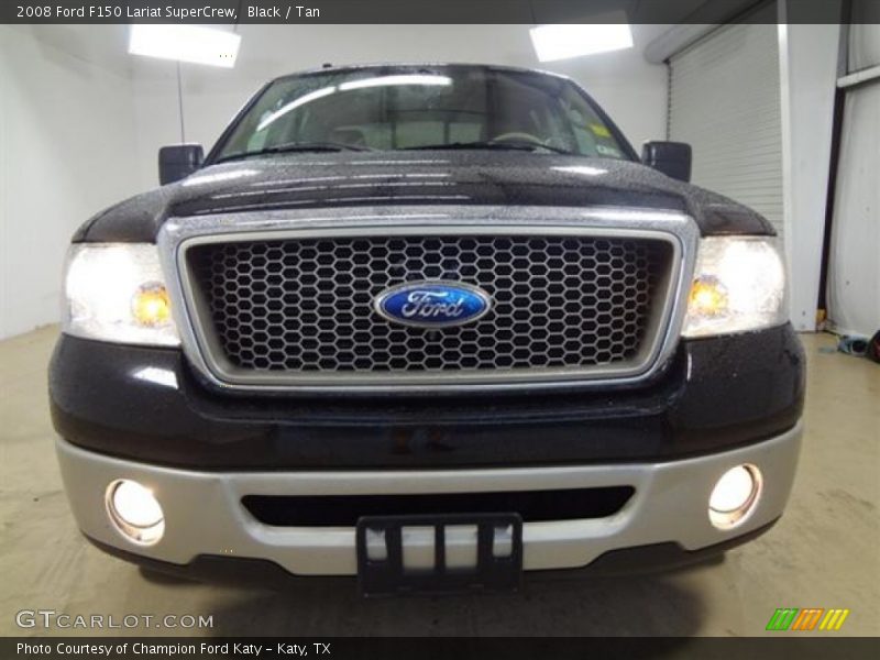 Black / Tan 2008 Ford F150 Lariat SuperCrew