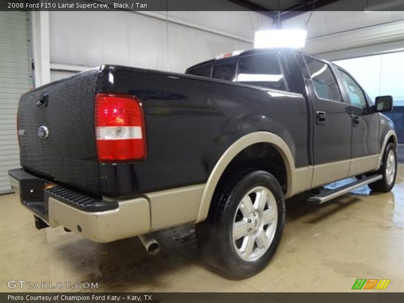 Black / Tan 2008 Ford F150 Lariat SuperCrew
