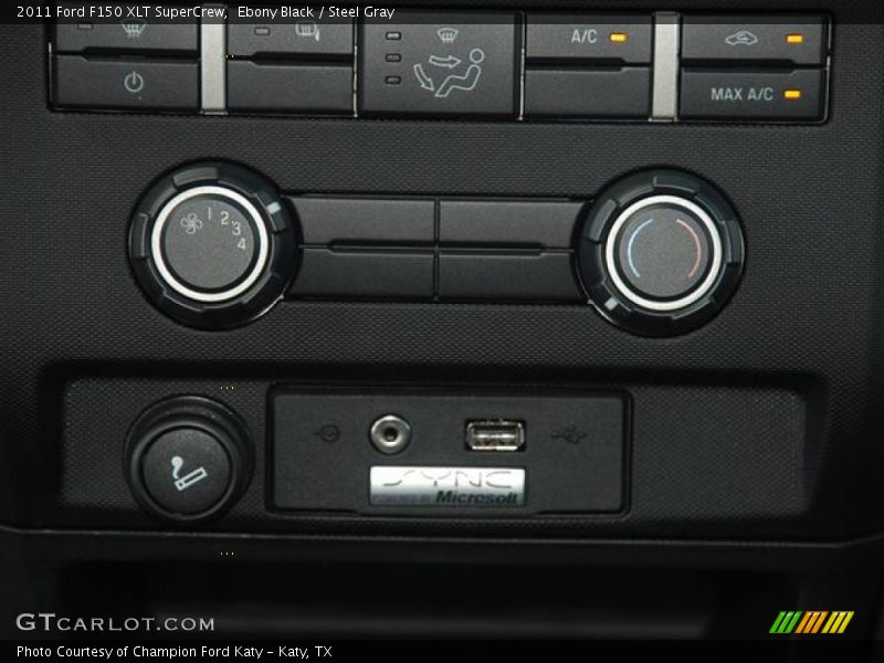 Ebony Black / Steel Gray 2011 Ford F150 XLT SuperCrew