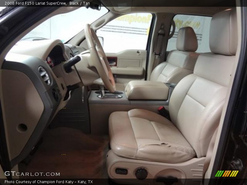 Black / Tan 2008 Ford F150 Lariat SuperCrew
