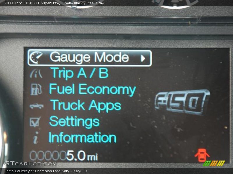 Ebony Black / Steel Gray 2011 Ford F150 XLT SuperCrew