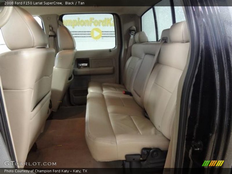Black / Tan 2008 Ford F150 Lariat SuperCrew