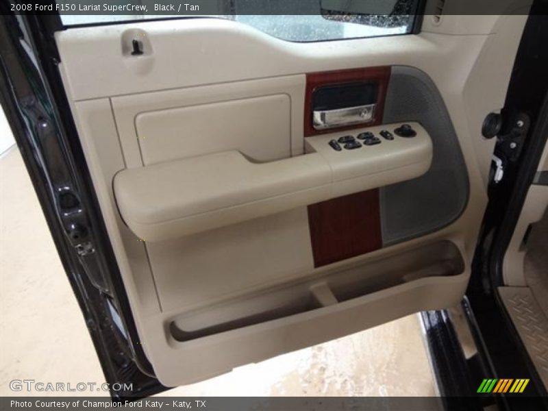 Black / Tan 2008 Ford F150 Lariat SuperCrew