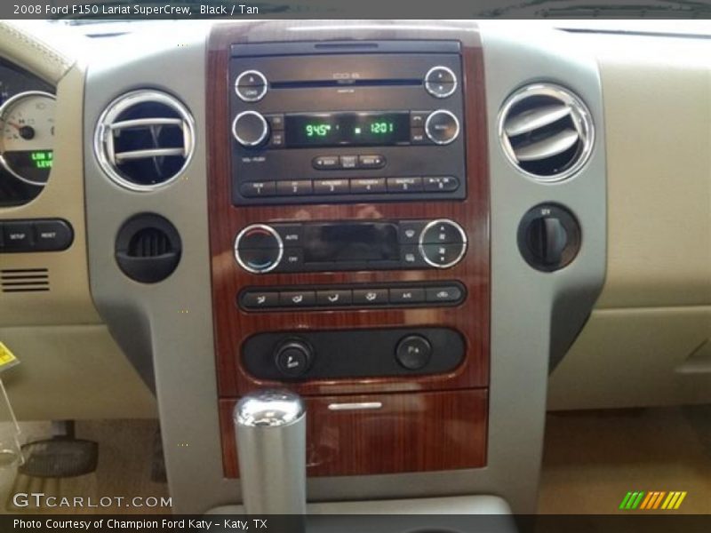Black / Tan 2008 Ford F150 Lariat SuperCrew