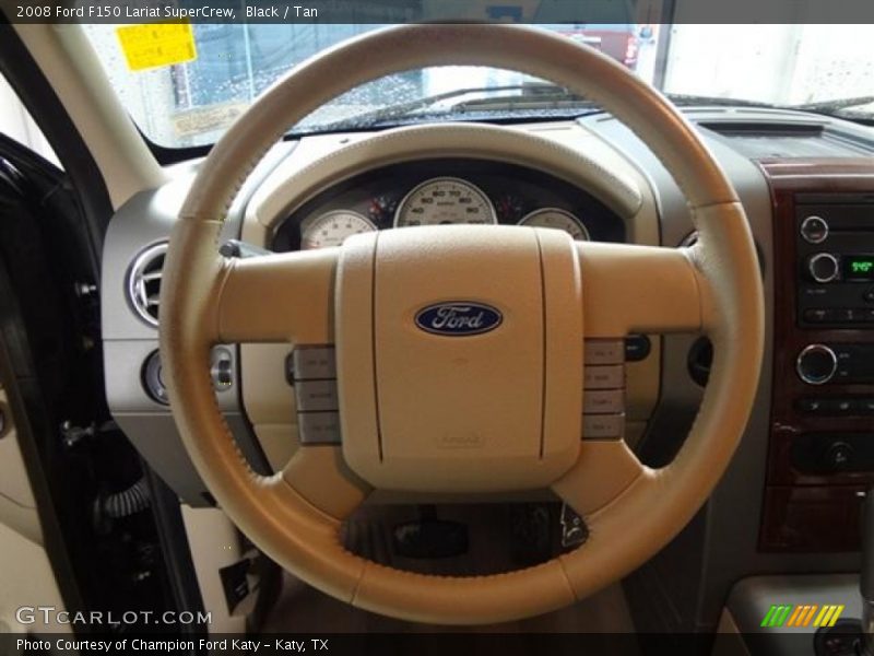 Black / Tan 2008 Ford F150 Lariat SuperCrew