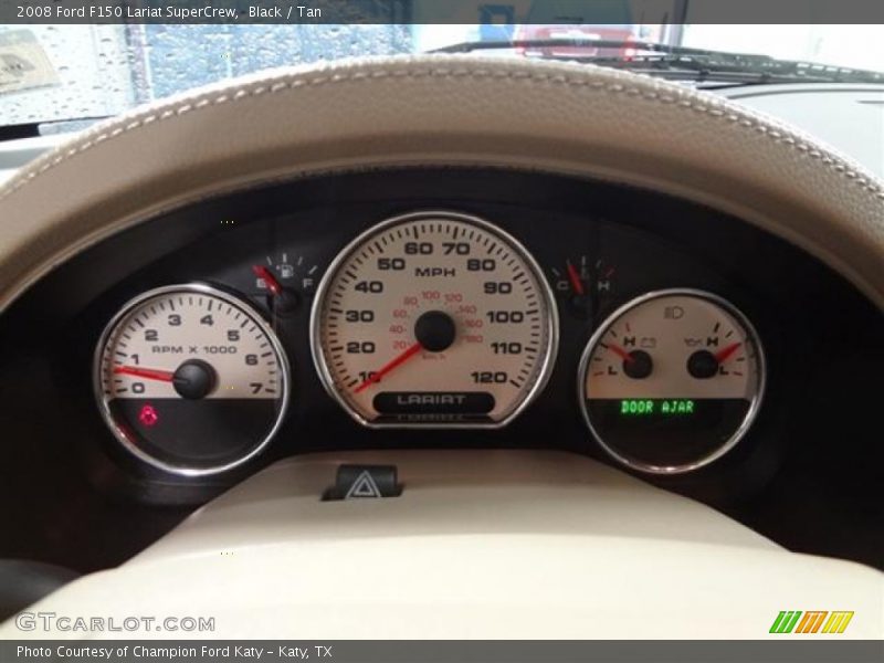 Black / Tan 2008 Ford F150 Lariat SuperCrew
