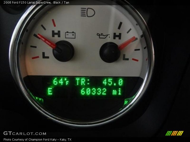 Black / Tan 2008 Ford F150 Lariat SuperCrew