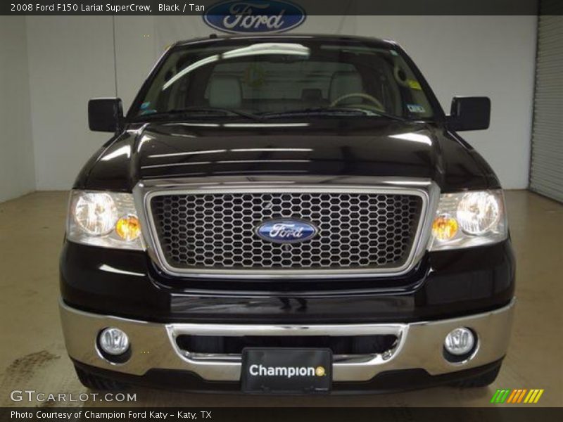 Black / Tan 2008 Ford F150 Lariat SuperCrew