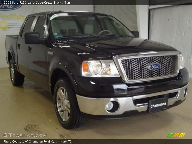 Black / Tan 2008 Ford F150 Lariat SuperCrew