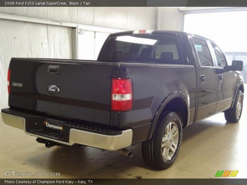 Black / Tan 2008 Ford F150 Lariat SuperCrew