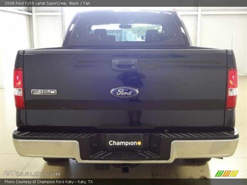 Black / Tan 2008 Ford F150 Lariat SuperCrew