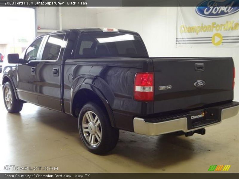 Black / Tan 2008 Ford F150 Lariat SuperCrew