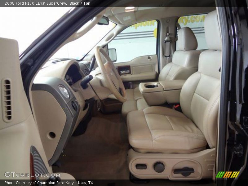 Black / Tan 2008 Ford F150 Lariat SuperCrew