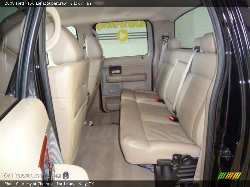 Black / Tan 2008 Ford F150 Lariat SuperCrew