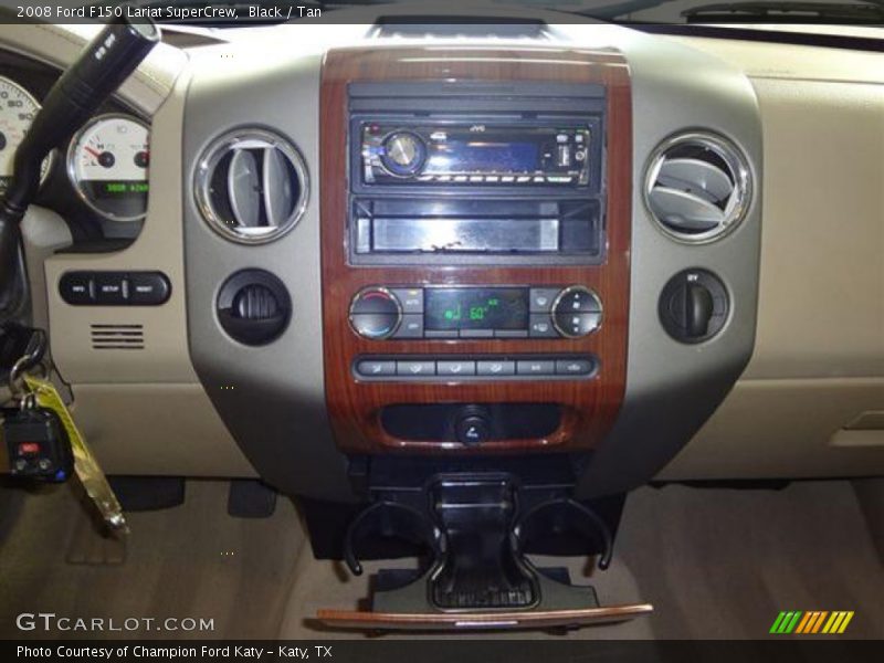 Black / Tan 2008 Ford F150 Lariat SuperCrew