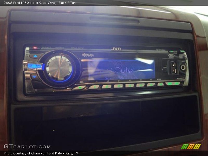 Black / Tan 2008 Ford F150 Lariat SuperCrew