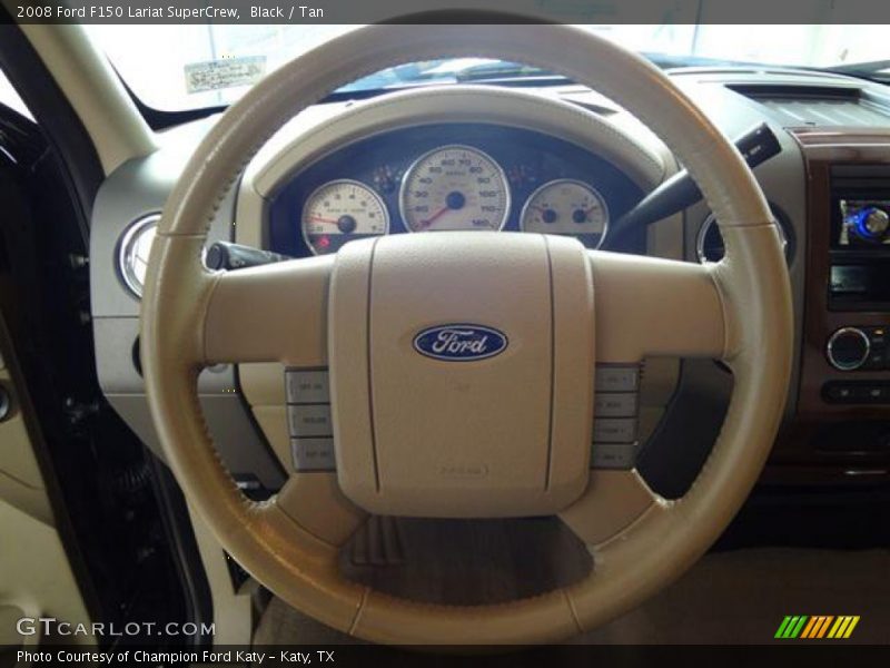 Black / Tan 2008 Ford F150 Lariat SuperCrew
