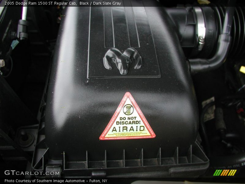 Black / Dark Slate Gray 2005 Dodge Ram 1500 ST Regular Cab