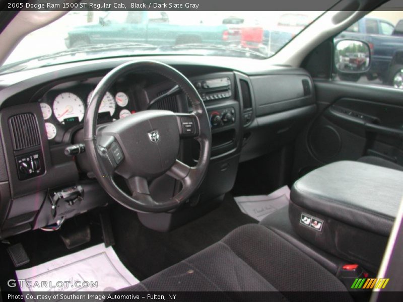 Black / Dark Slate Gray 2005 Dodge Ram 1500 ST Regular Cab