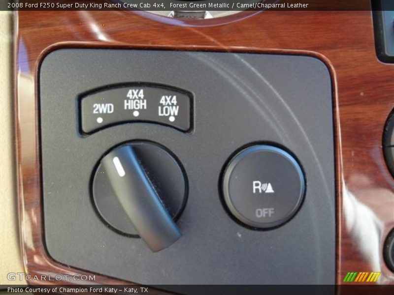 Forest Green Metallic / Camel/Chaparral Leather 2008 Ford F250 Super Duty King Ranch Crew Cab 4x4